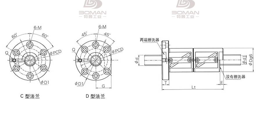 KURODA GR7012FD-DAPR 日本黑田精工丝杠钢珠安装方法