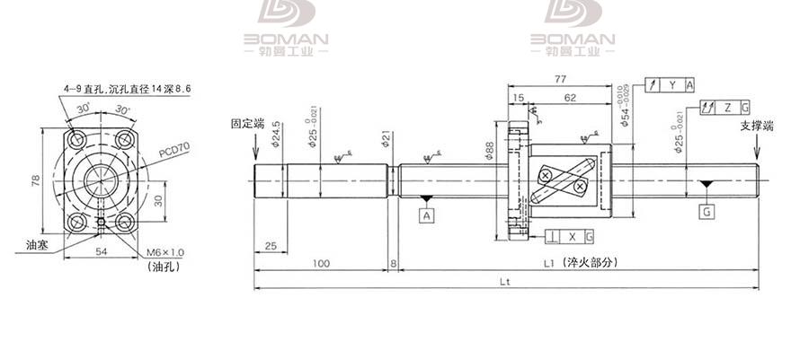 KURODA GG2525AS-BALR-2020A 日本黑田丝杆怎么装珠子