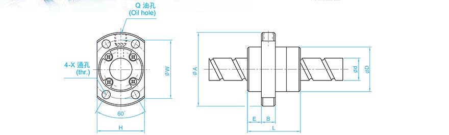 TBI SFE02020-3 tbi滚珠丝杠轴承型号说明
