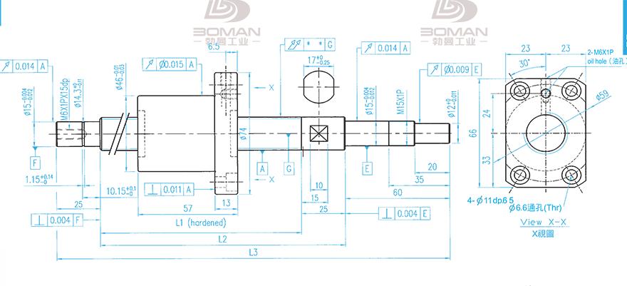 TBI XSVR02010B1DGC5-1099-P1 tbi的滚珠丝杆轴承怎么查型号